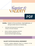 Chapter 6 Validity