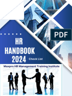 HR HandBook Check List 2024 - HR Essential Guide