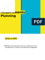 Material Requirements Planning