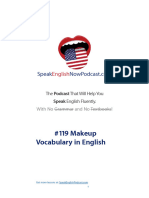 119 Makeup Vocabulary in English