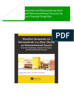 PDF Bioactive Compounds and Nutraceuticals From Dairy Marine and Nonconventional Sources 1st Edition Charanjit Singh Riar Download