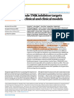 A Small Molecule TNIK Inhibitor Targets