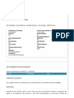 Base de Dictámenes: Facultades Contraloria, Atribuciones, Concepto, Definicion