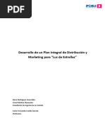 Desarrollo de Un Plan Integral de Distribución y Marketing para "Luz de Estrellas"