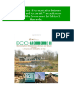 Eco Architecture III Harmonisation Between Architecture and Nature Wit Transactions On Ecology and The Environment 1st Edition S. Hernandez