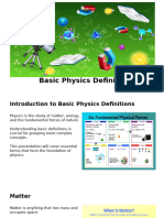 Basic Physics Definitions