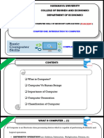 Chapter 1 - Introduction To Computer