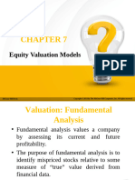 Chapter 7 - Equity Valuation Models