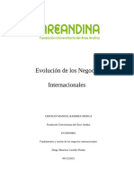 Evolución de Los Negocios Internacionales - Actividad Eje 3