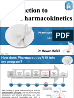 Introduction To Pharmacokinetics (Lecture 1)