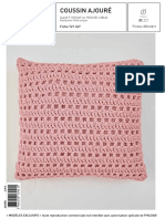 Modele Coussin Ajoure Crochet P Matelot