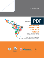 Congreso de Educacion - Primer Circular