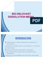 Bio-Relevant Dissolution Media