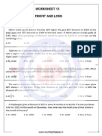 Profit N Loss Quiz 13