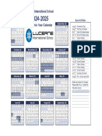 Academic Year Calendar 24 25