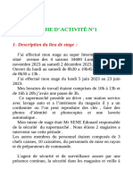 Fiche D'activité n1