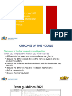 Module 5 PPT Endocrine System and Homeostasis 2023