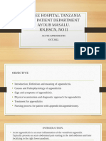 Acute Appendicitis