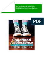 (FREE PDF Sample) Childhood and Adolescence Voyages in Development Sixth Edition Spencer A. Rathus Ebooks