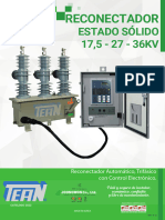 Reconectador: Estado Sólido 17,5 - 27 - 36KV