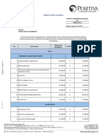 Propuesta Economica Positiva Compañia de Seguros