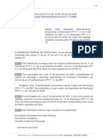 Resolucao Do Exercicio Profissional 9 2020 Conselho Federal de Psicologia BR Consolida