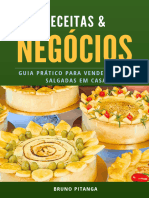 Receitas e Negócios - Guia Prático para Vender Tortas Salgadas em Casa