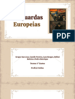 Vanguardas Europeias Slide Trabalho de Português