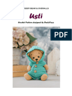 DudziToys UstiBearOverallCrochet English