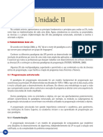 Paradigmas de Liguangem de Programação - UNIDADE II (2 Semestre - AVA)