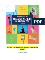 Research Methods in Psychology Evaluating A World of Information 3rd Edition PDF