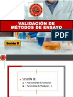 Sesion II - Validación de Método de Ensayo