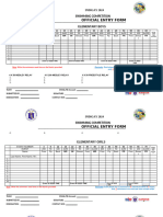 Official Entry Form INDIGAY 2024 SWIMMING