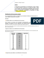 Distribución de Frecuencias