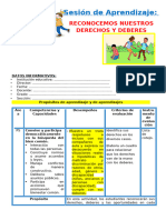 4° Sesión Día 5 PS Reconocemos Nuestros Derechos y Deberes