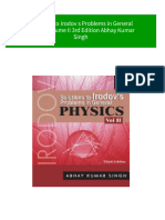 Immediate Download Solutions To Irodov S Problems in General Physics Volume II 3rd Edition Abhay Kumar Singh Ebooks 2024