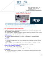 Initiation Aux Travaux Pratiques TP SVTS1 M6 Chimie Générale 2020-2021 - Pr. Sanaâ SAOIABI