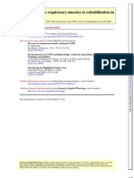 Copd Response of The Respiratory Muscles To Rehabilitation in