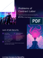 Problems of Contract Labor