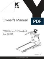 7000 Series T-I Treadmill Manual