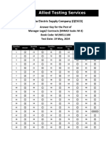 QESCO 01 All Answer Key