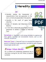 Heredity Notes ? Bio (Chapter - 4)