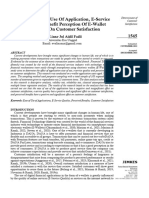 Effect of Ease of Use of Application, E-Service Quality and Benefit Perception of E-Wallet Application On Customer Satisfaction