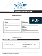 Formulaire Concours 2024