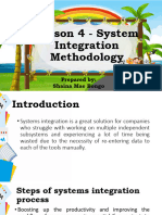 Lesson4 - System Integration Methodology