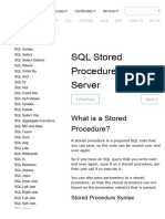 SQL Stored Procedures