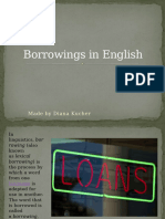 Borrowings in English