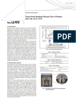 3 Point Bend Test As Per ISO 178