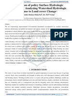 Formulation of Policy Surface Hydrologic