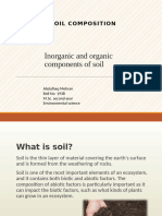 Inorganic and Organic Components of Soil